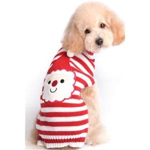 Dog & Cat Sweater Christmas Santa Pet Winter Knitwear Warm Clothes, S Size